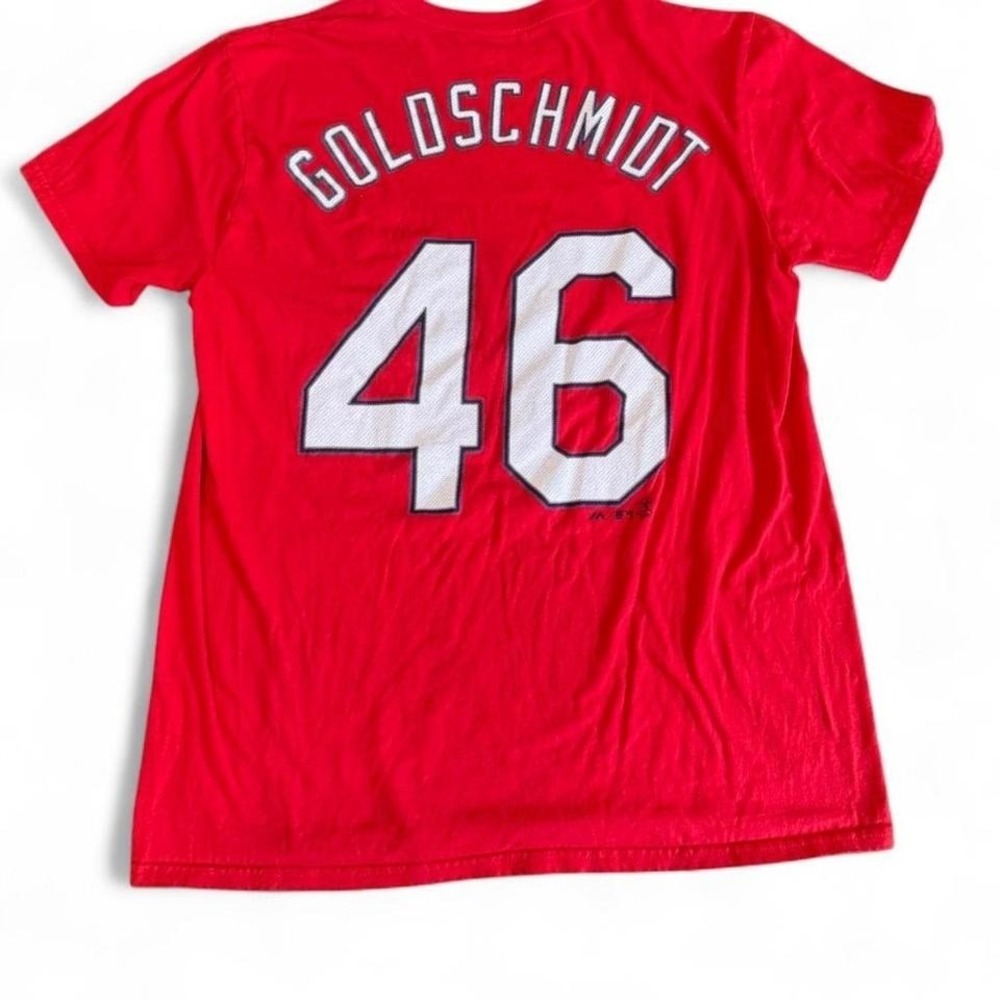Majestic Athletic red St. Louis Cardinals Goldschmidt T-shirt Size L